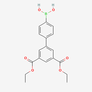 (3',5'-Bis(ethoxycarbonyl)-[1,1'-biphenyl]-4-yl)boronic acid