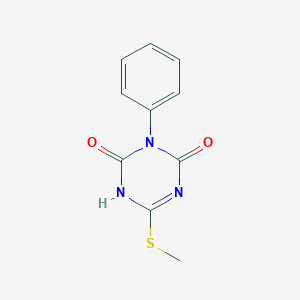 6-(Methylsulfanyl)-3-phenyl-1,3,5-triazine-2,4(1H,3H)-dione