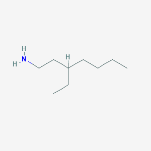 molecular formula C9H21N B13131160 3-Ethylheptan-1-amine 