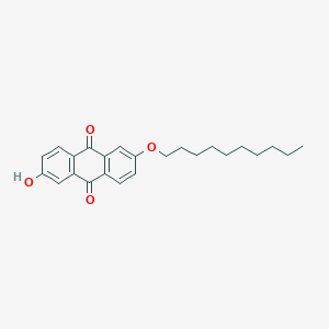 2-(Decyloxy)-6-hydroxyanthracene-9,10-dione