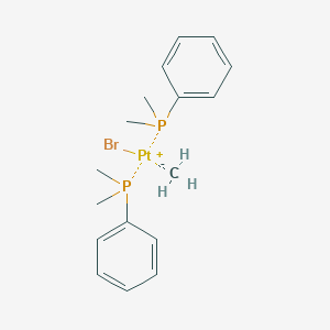 trans-Bromobis(dimethylphenylphosphine)methyl platinum