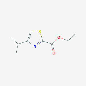 molecular formula C9H13NO2S B131312 4-异丙基噻唑-2-羧酸乙酯 CAS No. 156589-82-1