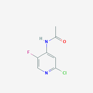 N-(2-chloro-5-fluoropyridin-4-yl)acetamide