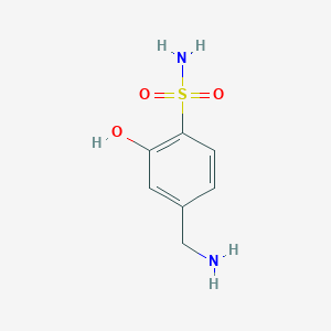 4-(Aminomethyl)-2-hydroxybenzenesulfonamide