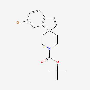 B1313127 Tert-butyl 6-bromospiro[indene-1,4'-piperidine]-1'-carboxylate CAS No. 158628-80-9