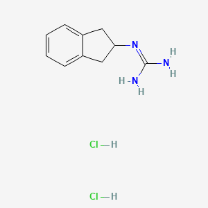 1-(2,3-Dihydro-1H-inden-2-yl)guanidinedihydrochloride