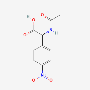 molecular formula C10H10N2O5 B13131353 N-Ac-R-4-Nitro-Phenylglycine 