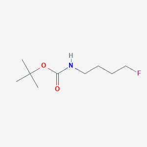 molecular formula C9H18FNO2 B13131358 tert-Butyl(4-fluorobutyl)carbamate 