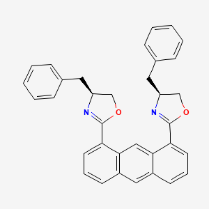 1,8-Bis((S)-4-benzyl-4,5-dihydrooxazol-2-yl)anthracene