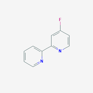 molecular formula C10H7FN2 B13131400 4-Fluoro-2,2'-bipyridine CAS No. 118586-07-5