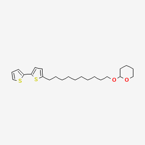 2-{[10-([2,2'-Bithiophen]-5-yl)decyl]oxy}oxane