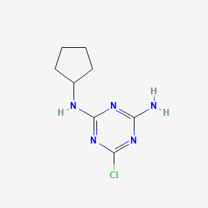 6-Chloro-N-cyclopentyl-1,3,5-triazine-2,4-diamine