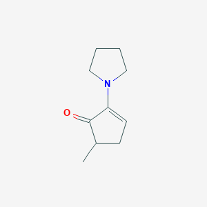 5-Methyl-2-(1-pyrrolidinyl)-2-cyclopenten-1-one