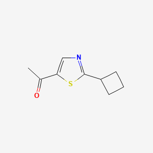 1-(2-Cyclobutylthiazol-5-yl)ethanone