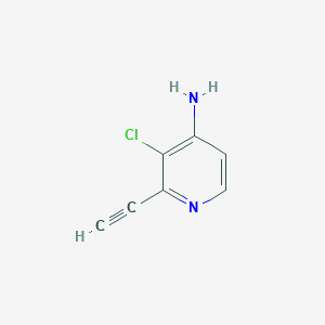 3-Chloro-2-ethynylpyridin-4-amine