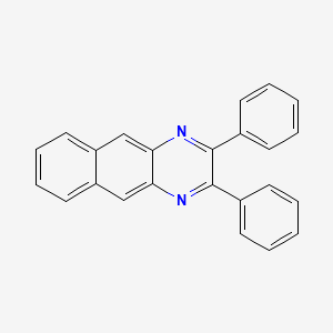 molecular formula C24H16N2 B13131610 2,3-Diphenylbenzo[g]quinoxaline CAS No. 36305-72-3