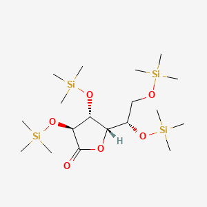 (3S,4R,5S)-5-[(1S)-1,2-bis(trimethylsilyloxy)ethyl]-3,4-bis(trimethylsilyloxy)oxolan-2-one