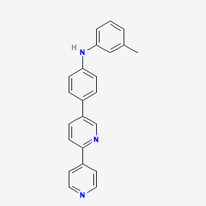 N-(4-([2,4'-Bipyridin]-5-yl)phenyl)-3-methylaniline