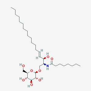 molecular formula C32H61NO8 B13131640 C8 beta-D-glucosyl N-acylsphingosine 