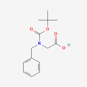 molecular formula C14H19NO4 B1313165 2-(Benzyl(tert-butoxycarbonyl)amino)essigsäure CAS No. 76315-01-0