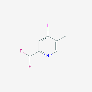 2-(Difluoromethyl)-4-iodo-5-methylpyridine