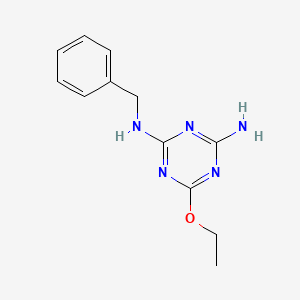 N~2~-Benzyl-6-ethoxy-1,3,5-triazine-2,4-diamine