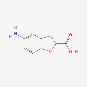 5-Amino-2,3-dihydrobenzofuran-2-carboxylic acid