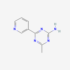 4-Methyl-6-(pyridin-3-yl)-1,3,5-triazin-2-amine