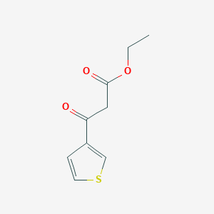molecular formula C9H10O3S B1313176 3-氧代-3-(噻吩-3-基)丙酸乙酯 CAS No. 53090-46-3