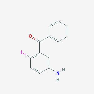 (5-Amino-2-iodophenyl)(phenyl)methanone