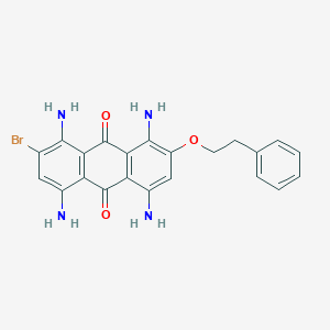 1,4,5,8-Tetraamino-2-bromo-7-(2-phenylethoxy)anthracene-9,10-dione