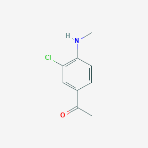 1-(3-Chloro-4-(methylamino)phenyl)ethanone