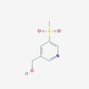 (5-(Methylsulfonyl)pyridin-3-yl)methanol