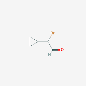 2-Bromo-2-cyclopropylacetaldehyde