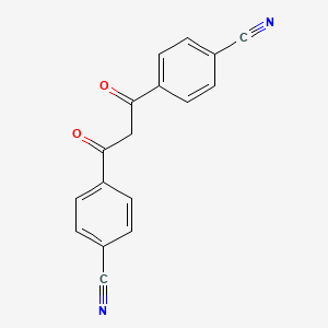 molecular formula C17H10N2O2 B13131846 4,4'-Malonyldibenzonitrile 