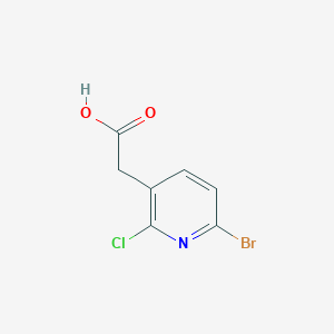 2-(6-Bromo-2-chloropyridin-3-yl)acetic acid