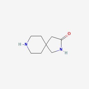 molecular formula C8H14N2O B1313187 2,8-Diazaspiro[4.5]decan-3-one CAS No. 561314-57-6