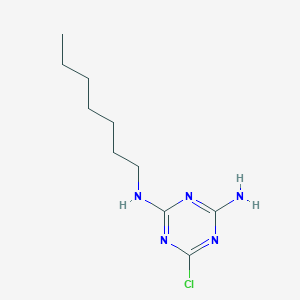 6-Chloro-N2-heptyl-1,3,5-triazine-2,4-diamine