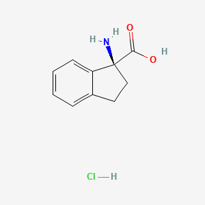 (S)-1-Amino-2,3-dihydro-1H-indene-1-carboxylic acid hcl