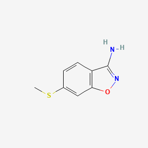 6-(Methylthio)benzo[d]isoxazol-3-amine