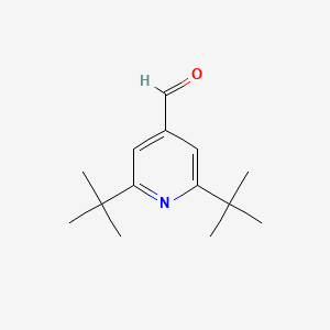 molecular formula C14H21NO B13131982 2,6-Di-tert-butylisonicotinaldehyde 