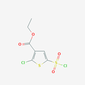 Ethyl 2-chloro-5-(chlorosulfonyl)thiophene-3-carboxylate