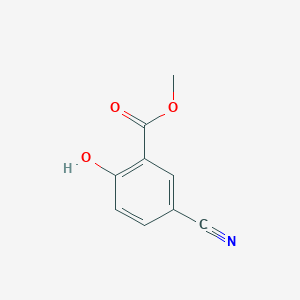 molecular formula C9H7NO3 B1313201 甲基5-氰基-2-羟基苯甲酸酯 CAS No. 84437-12-7