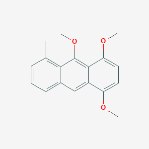 1,4,10-Trimethoxy-5-methylanthracene