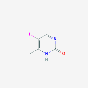 molecular formula C5H5IN2O B13132016 5-Iodo-4-methylpyrimidin-2-ol 