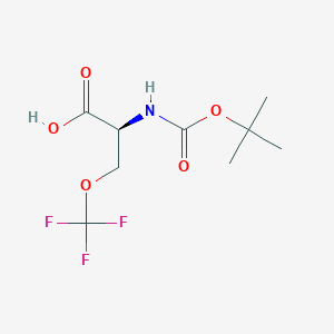 N-(Tert-butoxycarbonyl)-O-(trifluoromethyl)-L-serine