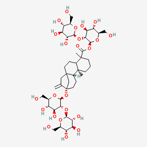 molecular formula C44H70O23 B13132073 RebaudiosideE 