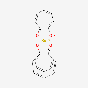 Tris(2-hydroxy-2,4,6-cycloheptatrien-1-onato-O,O')ruthenium