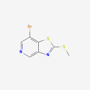 7-Bromo-2-(methylthio)thiazolo[4,5-c]pyridine