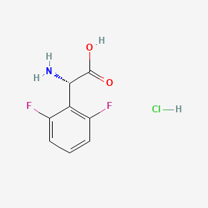 2-(2,6-difluoro-phenyl)-L-glycine HCl